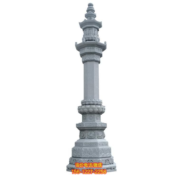 大理石石雕雕塑，為寺廟增添神秘氣息