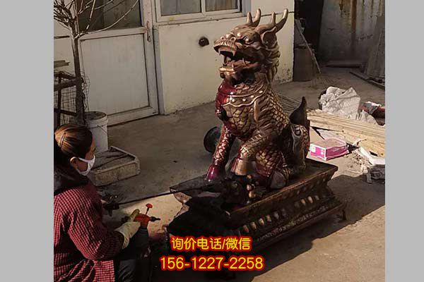 麒麟景區(qū)不銹鋼動物景觀雕塑 麒麟景區(qū)不銹鋼動物景觀雕塑
