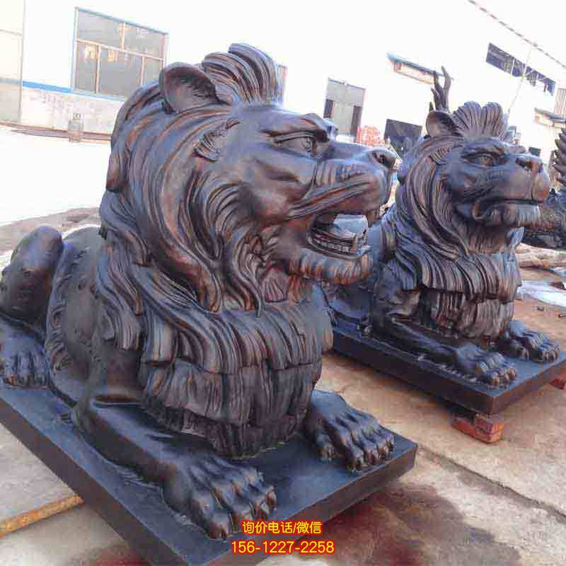 獅子雕塑-大型玻璃鋼仿真創(chuàng)意一對(duì)臥著的鎮(zhèn)宅獅子雕塑 獅子雕塑-大型玻璃鋼仿真創(chuàng)意一對(duì)臥著的鎮(zhèn)宅獅子雕塑