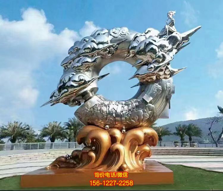不銹鋼園林景觀大型廣場園林擺件 不銹鋼園林景觀大型廣場園林擺件