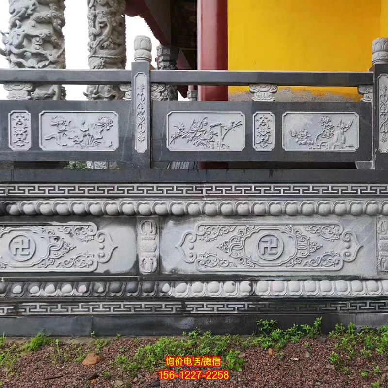 寺廟基地臺(tái)大理石灰浮雕欄桿 寺廟基地臺(tái)大理石灰浮雕欄桿
