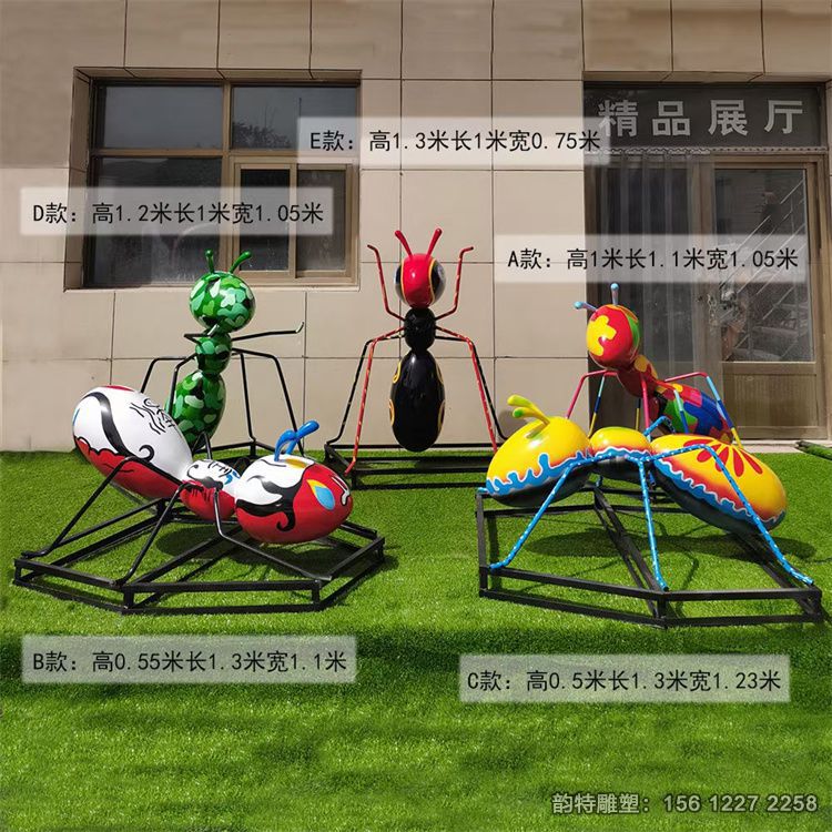不銹鋼彩繪螞蟻雕塑 帶給人們無(wú)盡的遐想和思索 不銹鋼彩繪螞蟻雕塑 帶給人們無(wú)盡的遐想和思索